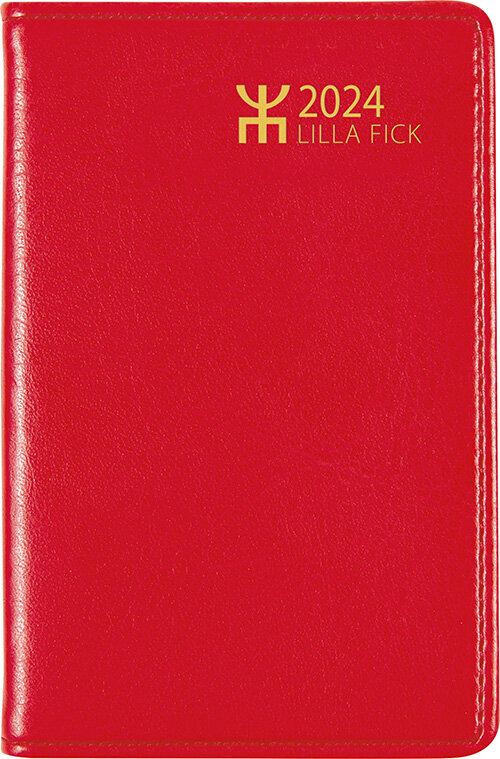Kalender 2024 Lilla Fick Röd Past FSC