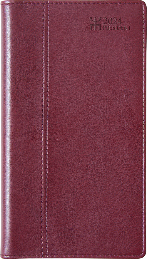 Kalender 2024 President Bordeaux Konstskinn FSC