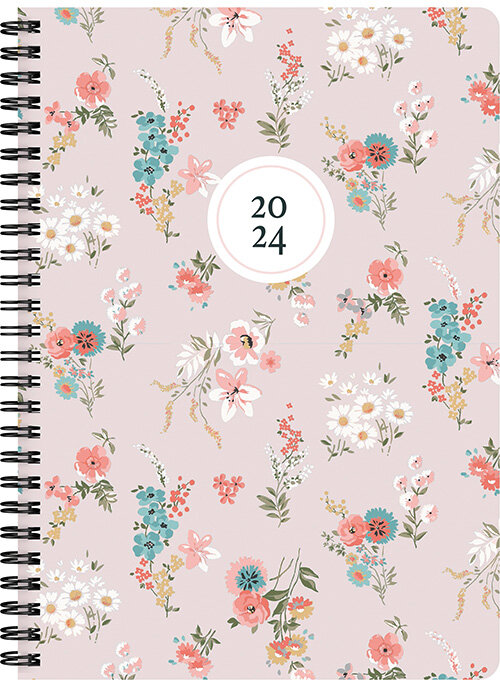Kalender 2024 A5 Blossom 12 mån FSC