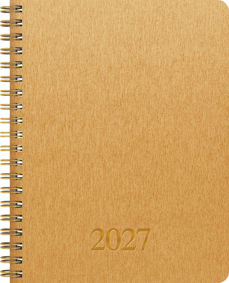 Designkalender - Trend A6 Guld
