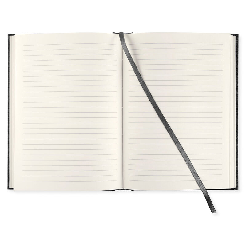 Anteckningsbok Paperstyle A5 256 s. Linjerad Black