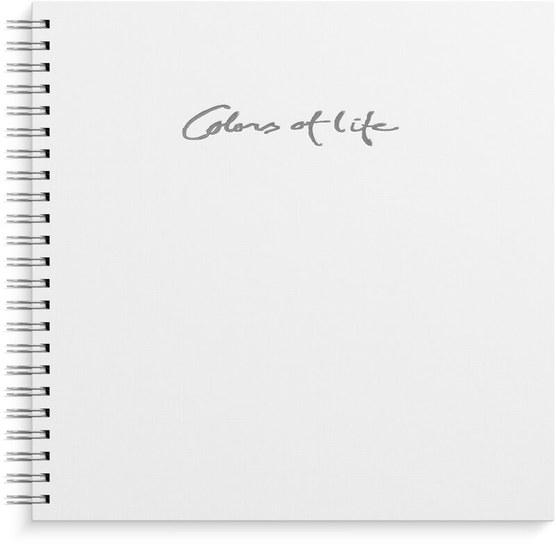 Fotoalbum Colors of life vitt 300x300 mm