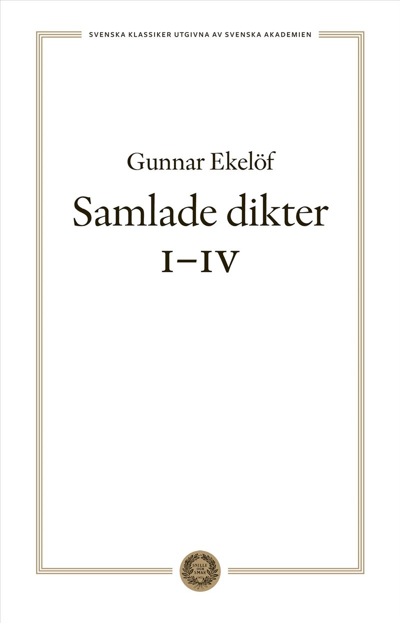Samlade dikter I-IV