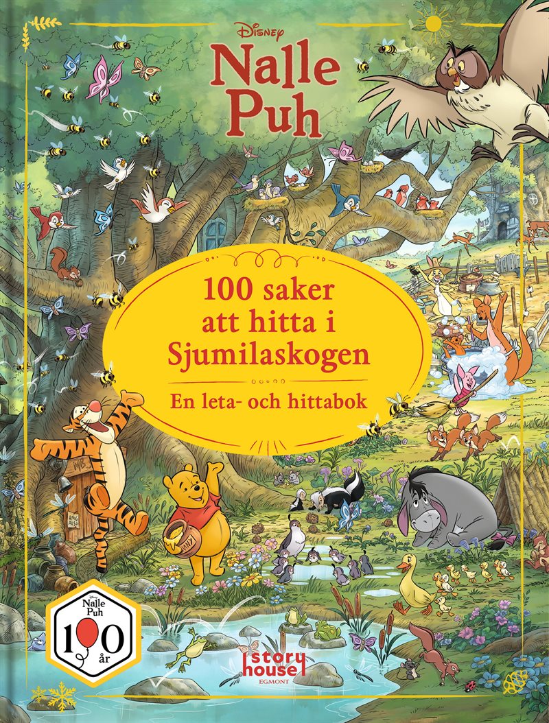 Nalle Puh: Hitta 100 saker i Sjumilaskogen En leta- och hittabok