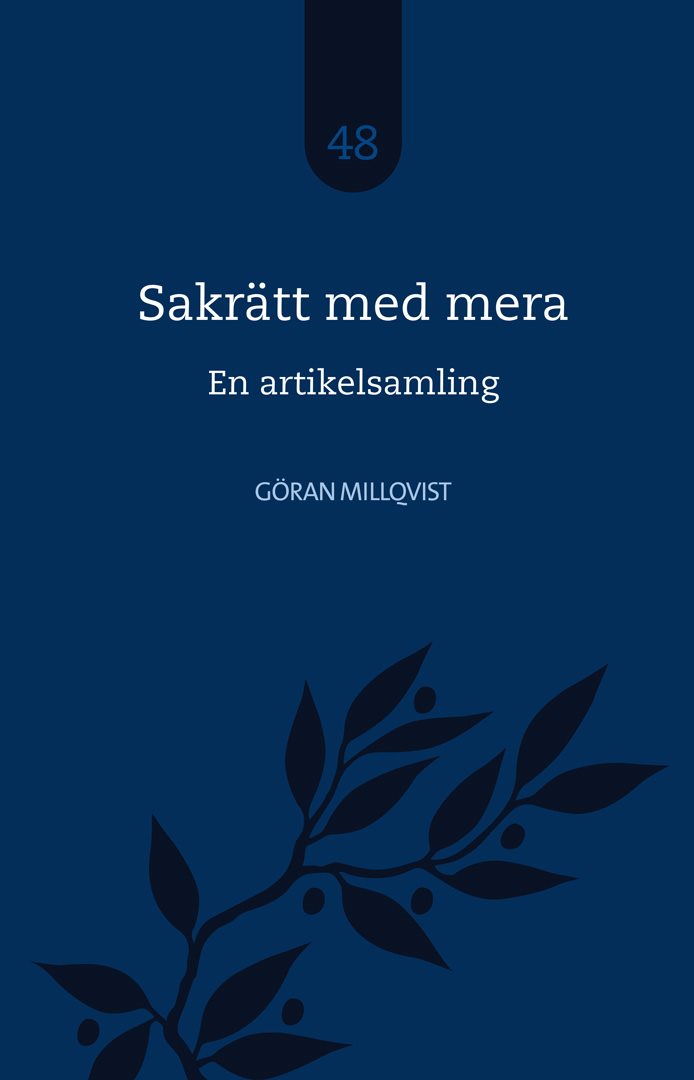 Sakrätt med mera : en artikelsamling