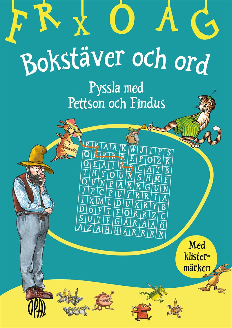 Pyssla med Pettson och Findus : Bokstäver och ord