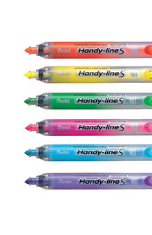 Överstrykningspenna PENTEL Clicker rosa