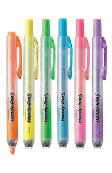 Överstrykningspenna PENTEL Clicker lila