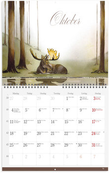 Väggkalender 2027 Naturalmanacka