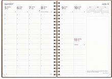 Kalender 2027 Business A5 Twist brun