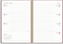 Kalender 24/25 Senator A5 Twist burgundy