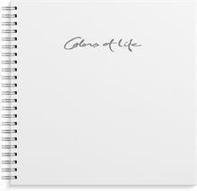 Fotoalbum Colors of life vitt 300x300 mm