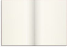 Anteckningsbok linnetextil A4 Olinjerad rosa